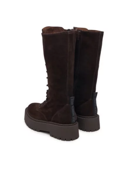 Steve Madden Šnurovacia obuv Vroom Tmavo hnedá