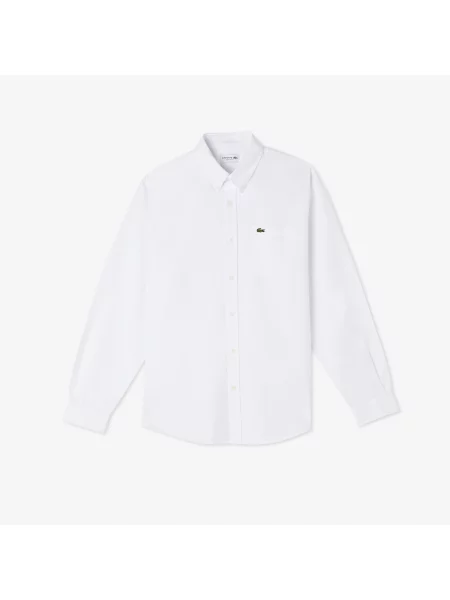 Lacoste Koszula Regular Fit biała