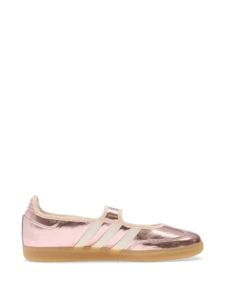 Balerini Adidas din piele cu model piele de șarpe maro