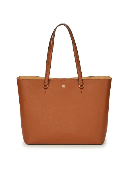 Lauren Ralph Lauren bőr táska barna
