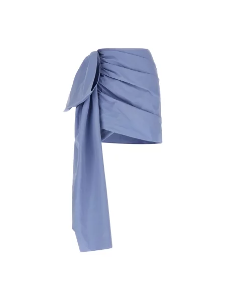 Mała mały spódnica mini Self-portrait niebieska