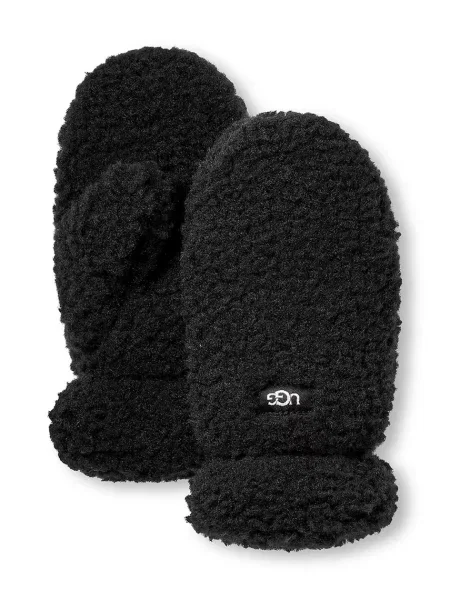 UGG palčáky bez prstů FLUFF MITTEN černé