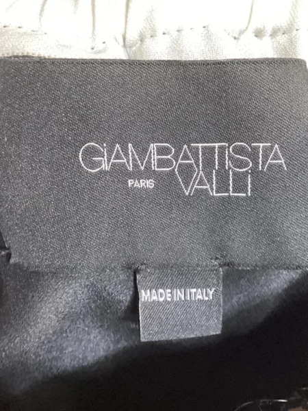 Retro zkrácený top Giambattista Valli Vintage černý