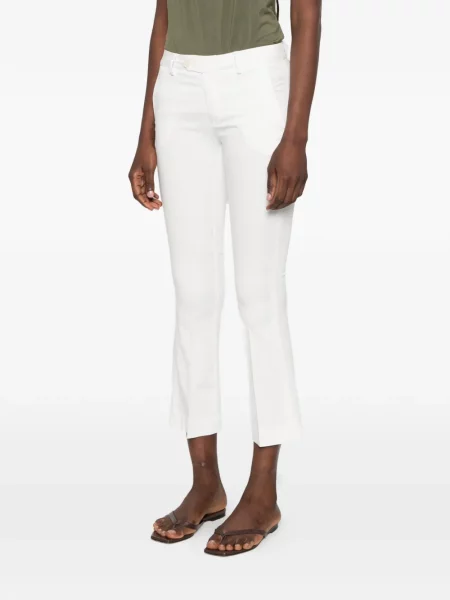 Decupat pantaloni Bonheur alb