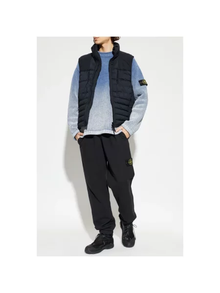 Kamizelka puchowa Stone Island z kamieniami niebieska
