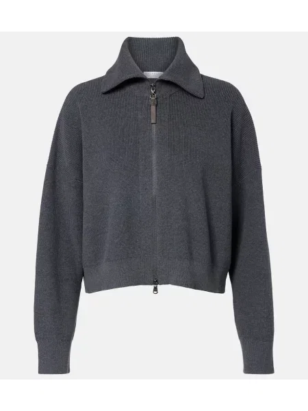 Cardigan Brunello Cucinelli gri