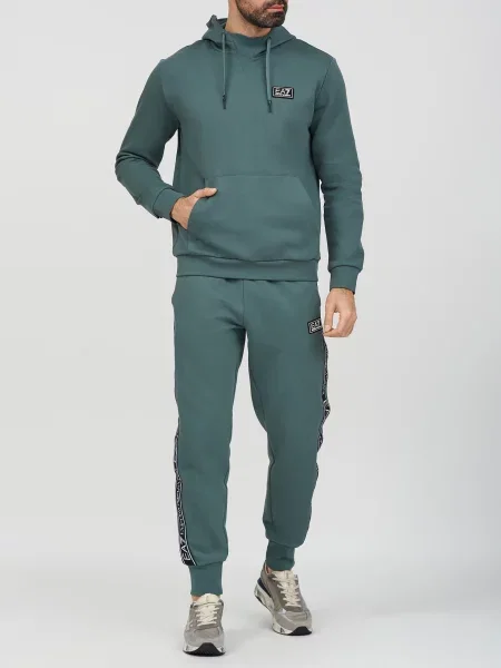Костюмний спортивний костюм Ea7 Emporio Armani зелений