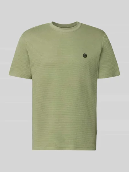 T-shirt z detalem z logo model FILLIP' Blend