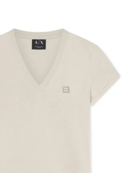 Tricou Armani Exchange cu decolteu în V