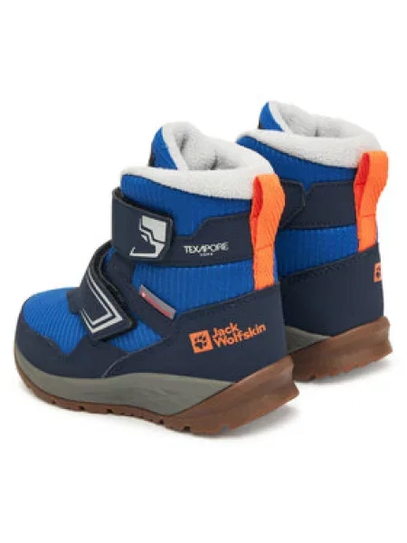 Jack Wolfskin Škornji za sneg Polar Bear-b Texapore Mid Vc K modra