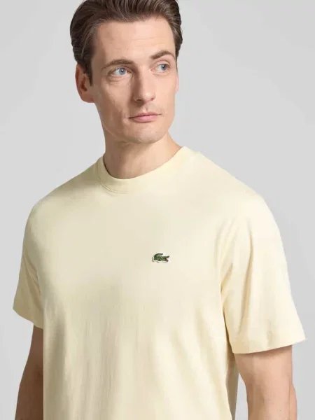 Lacoste T-shirt basic beżowa
