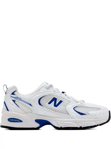 Sneakerși New Balance 530 cu șireturi din dantelă alb
