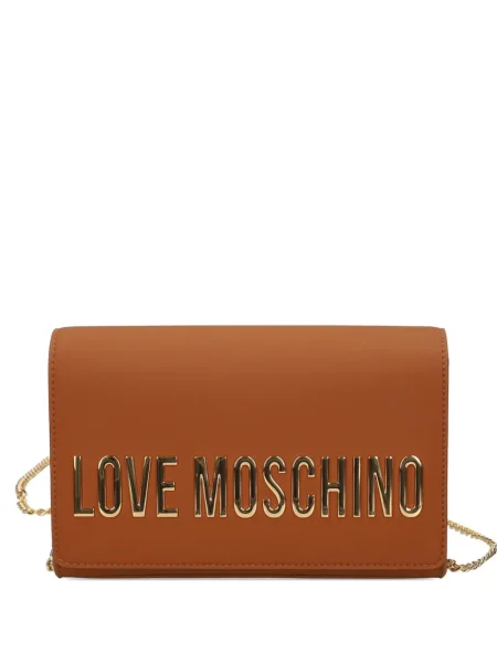 Geantă messenger Love Moschino maro