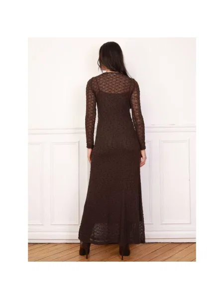 Haljina La Modeuse smeđa