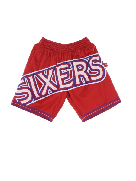 Spodenki sportowe Mitchell & Ness do koszykówki czerwone