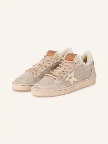 Golden Goose Sneakersy Ball Star beige beżowe