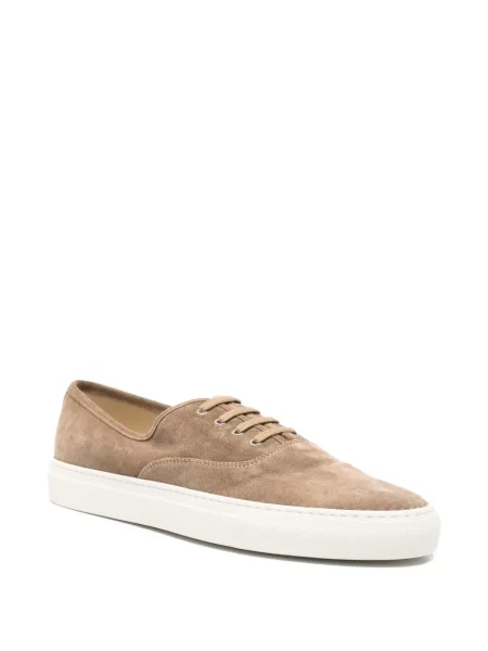 Sneakerși Common Projects din piele de căprioară maro