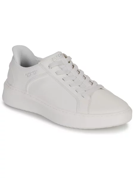 Hlačke slip Skechers bela