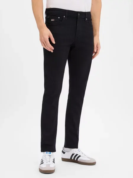 Tommy Jeans Dżinsy Mężczyźni jednolity czarny