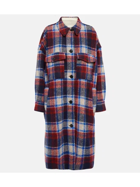 Palton Marant Etoile în carouri