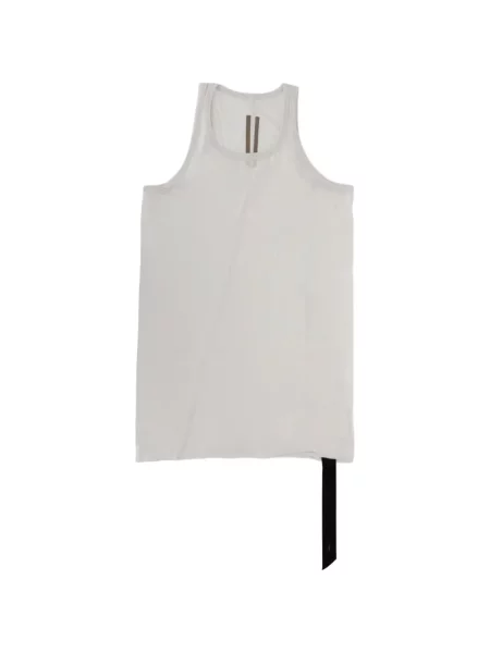 Tricou Rick Owens Drkshdw fără mâneci alb