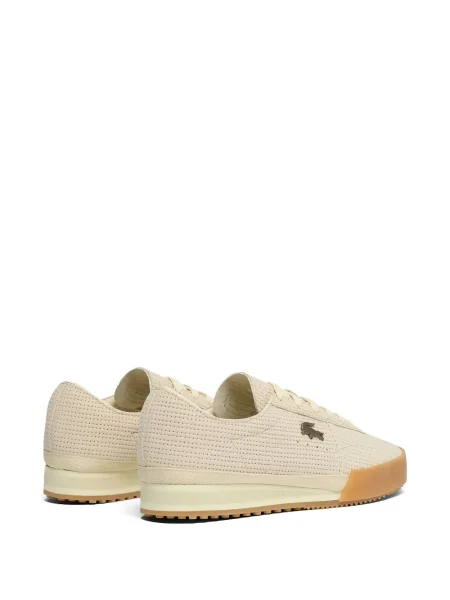 Sneakerși Lacoste din piele cu perforații