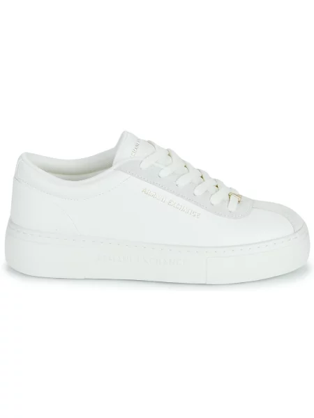 Sneakerși Armani Exchange alb
