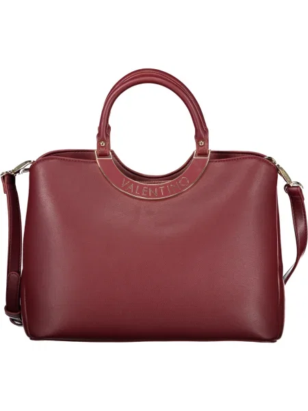 Елегантна чанта Valentino Bags винено червено
