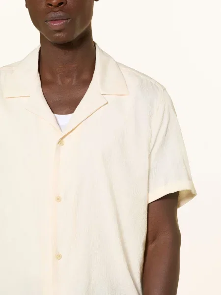 Drykorn Žakárová Košile Resort Comfort Fit světle hnědá