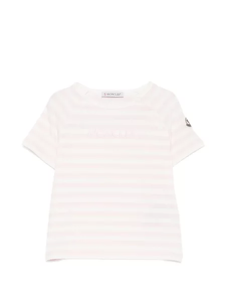 Koszulka dziecięca Moncler Enfant biała