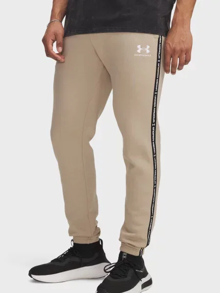 Флисовые брюки Under Armour бежевые