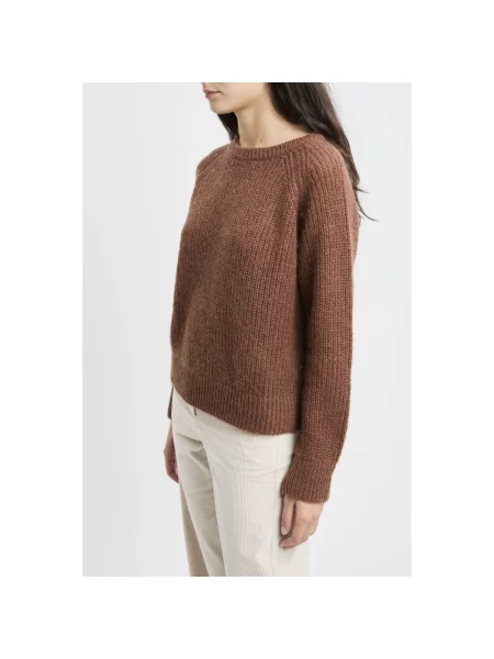 Sweter Pinko wełniany brązowy
