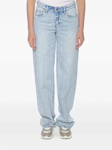 Blugi Armani Exchange cu autograf albastru