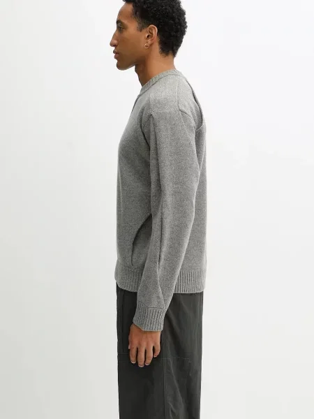 Axel Arigato pulover din amestec de lână Stitch paneled light gri