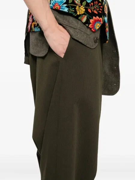 Vunene kratke hlače Comme Des Garçons Homme Plus zelena