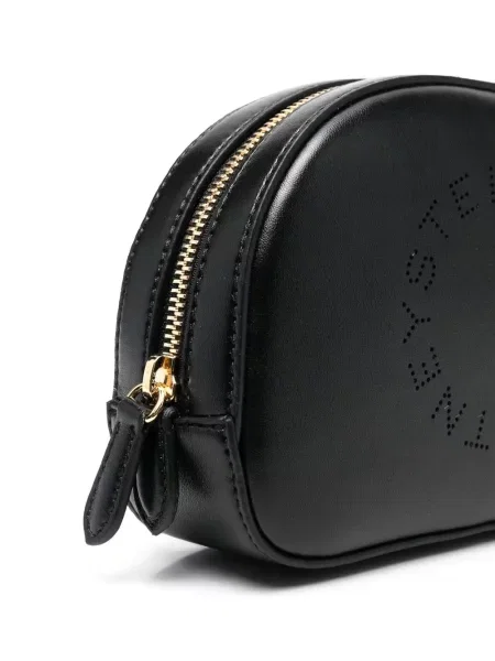 Geantă de mână Stella Mccartney cu autograf negru