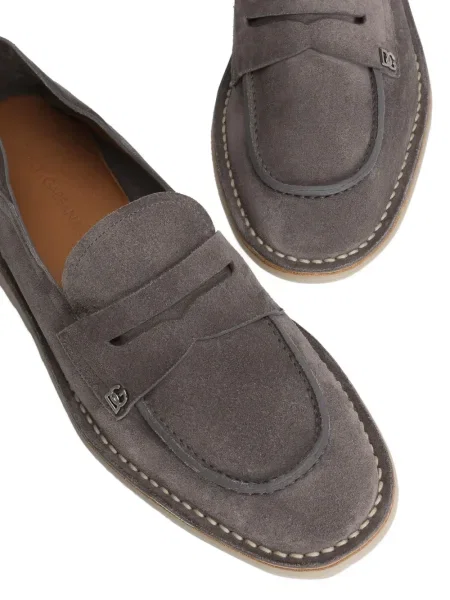Pantofi loafer Dolce & Gabbana gri
