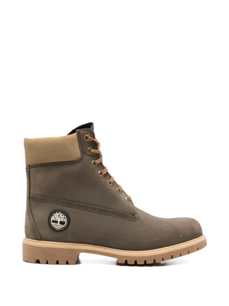 Botine Timberland din nubuc maro