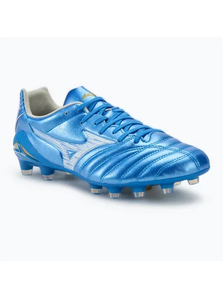 Кросівки футбольні Mizuno Monarcida Neo III Pro FG laser blue/white білі