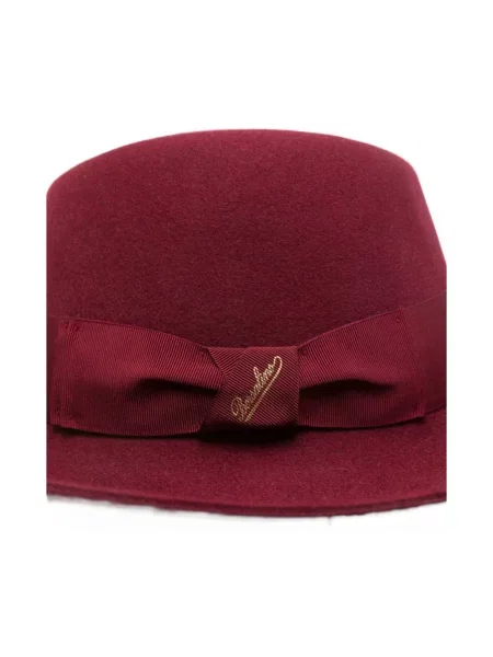 Czapka Borsalino wełniana czerwona