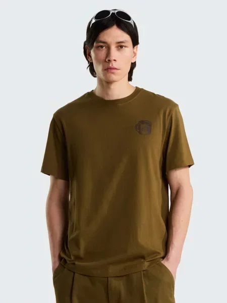 Футболка The North Face U BASECAMP BARISTA RELAXED SHO коричневий