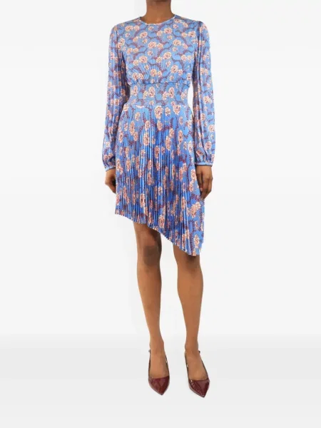 Rochie mini A.l.c. cu model floral cu imagine albastru