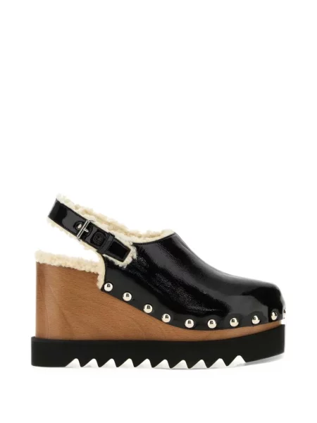 Klompe Stella Mccartney s otvorenom petom crna