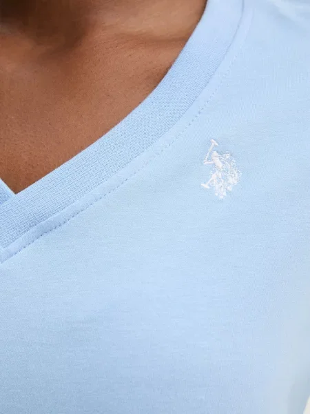 Поло U.s. Polo Assn. с V-образным вырезом