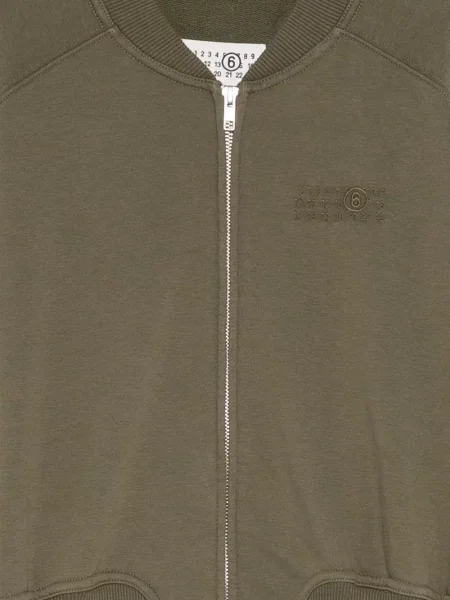 Siuvinėta bomber striukė Mm6 Maison Margiela žalia