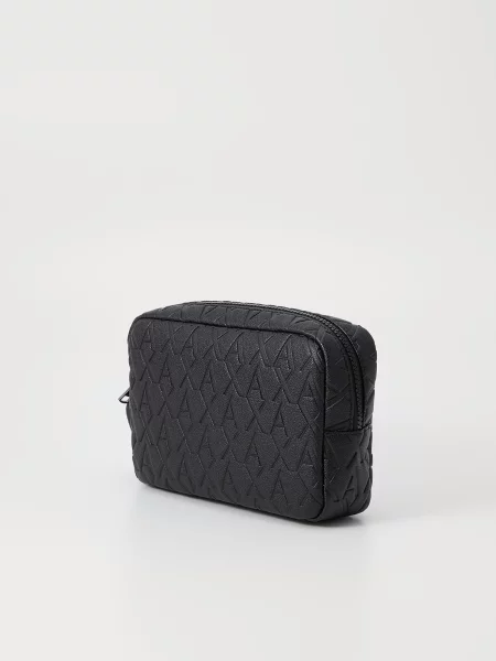 ARMANI EXCHANGE Toaletná taška čierna