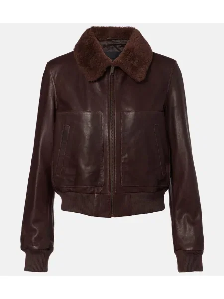 Geanta de piele Nili Lotan maro