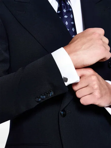 Копчета за ръкавели Giorgio Armani с шипове черно