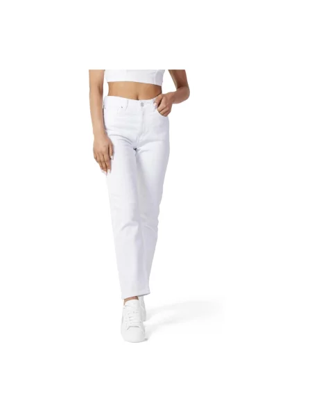 Proste jeansy Only białe