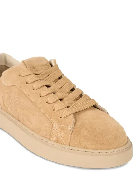 Sneakerși Etro cu broderie din piele de căprioară
